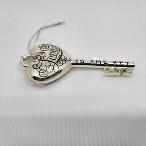 American Greetings 2016 Love Is The Key 10 Year Anniversary Heart Key Ornament